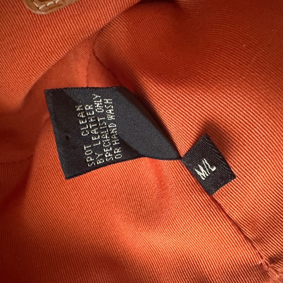 COACH BUCKET HAT WITH VACHETTA LEATHER STRAP VINTAGE CIRCA 2001 LIKE NEW SZ M/L - Picture 10 of 10